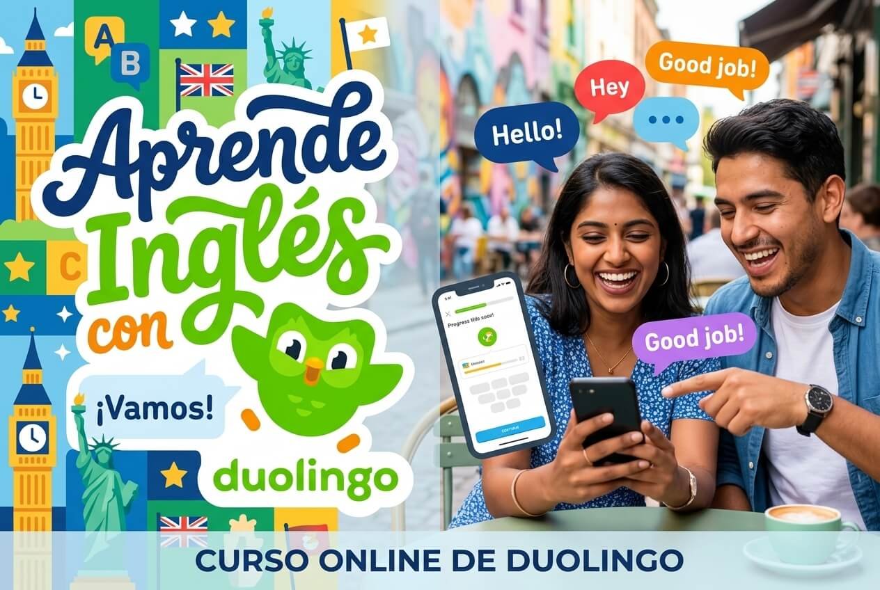Aprende inglés con Duolingo