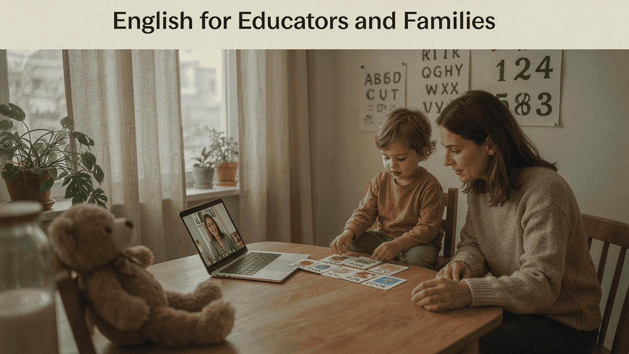 English for Educators and families - Idiomas